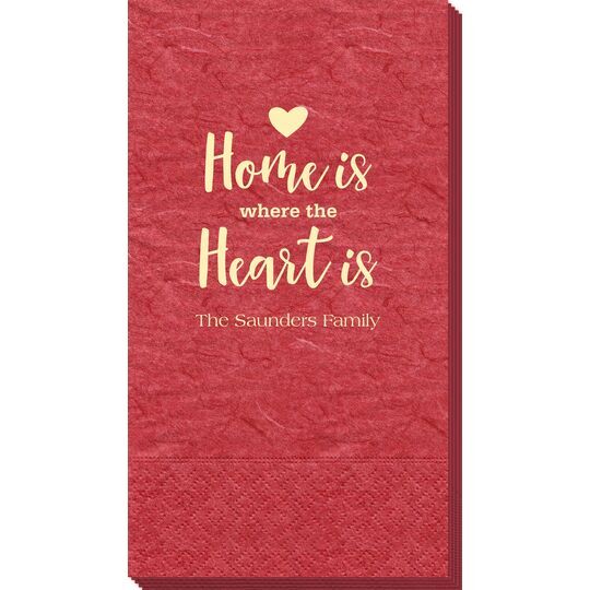 Home Is Where The Heart Is Bali Guest Towels